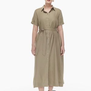 Aritzia Wilfred Eleta Linen Dress
